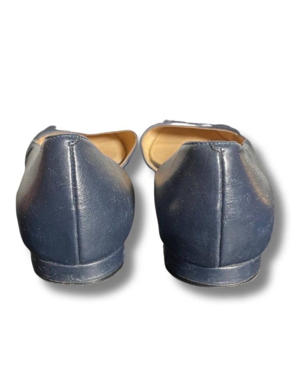 Cole Haan || Leather Navy Blue Flats || Size 7 - Picture 3 of 4